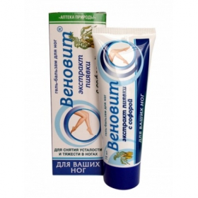 ГЕЛЬ БАЛЬЗАМ для ніг «ВЕНОВІТ» 75мл екстракт п'явки з софорою