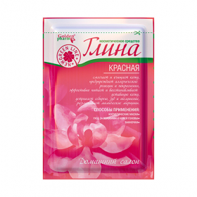 ГЛИНА КОСМЕТИЧЕСКАЯ 60 г, красная