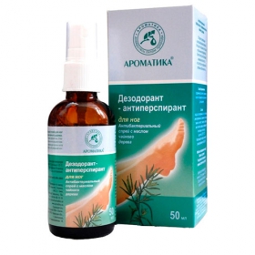 ДЕЗОДОРАНТ антиперспірант для ніг спрей 50мл антисептичний з маслом чайного дерева