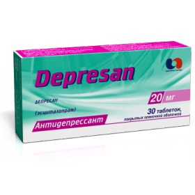 ДЕПРЕСАН табл. п/плен. оболочкой 20 мг блистер №30