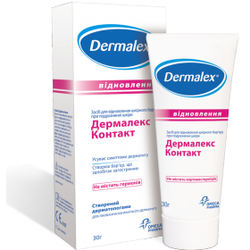 ДЕРМАЛЕКС КОНТАКТ СРЕДСТВО ДЛЯ ВОССТАНОВЛЕНИЯ КОЖНОГО БАРЬЕРА ПРИ РАЗДРАЖЕНИИ КОЖИ крем 30 г