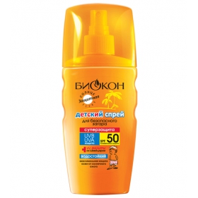 ДЕТСКИЙ СПРЕЙ ДЛЯ БЕЗОПАСНОГО ЗАГАРА SPF-50 СУПЕРЗАЩИТА спрей 160 мл