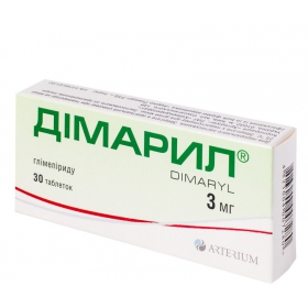 ДИМАРИЛ табл. 3 мг блистер №30