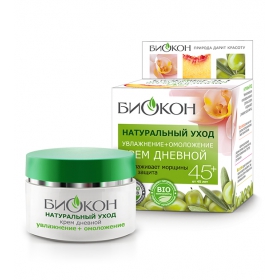 ДНЕВНОЙ КРЕМ «УВЛАЖНЕНИЕ+ОМОЛОЖЕНИЕ» серии «НАТУРАЛЬНЫЙ УХОД» 50 мл
