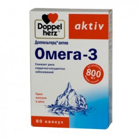 ДОППЕЛЬГЕРЦ АКТИВ ОМЕГА-3 капс. 1,2 г №80