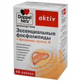 ДОППЕЛЬГЕРЦ АКТИВ ЭССЕНЦИАЛЬНЫЕ ФОСФОЛИПИДЫ+ВИТАМИНЫ ГРУППЫ B капс. №50