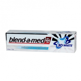 ЗУБНАЯ ПАСТА BLEND-A-MED 3D WHITE / ОТБЕЛИВАЮЩАЯ 100 мл