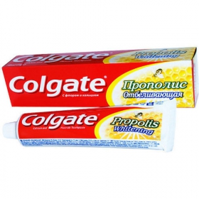ЗУБНАЯ ПАСТА COLGATE PROPOLIS туба 100 мл, отбеливающая