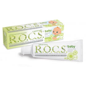 ЗУБНАЯ ПАСТА РОКС для малышей туба 45 г, душистая ромашка
