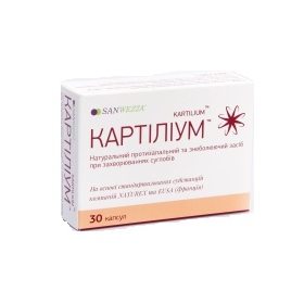 КАРТИЛИУМ капс. 380 мг №30