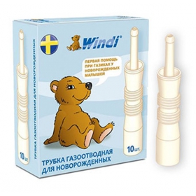КАТЕТЕР РЕКТАЛЬНИЙ для немовлят ВІНДІ «WINDI» ( газовідвідна трубка) №10