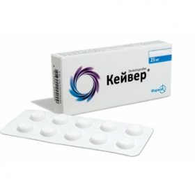 КЕЙВЕР табл. п/плен. оболочкой 25 мг блистер №30