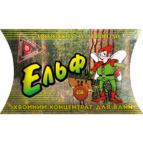 КОНЦЕНТРАТ ДЛЯ ВАНН С ЭФИРНЫМИ МАСЛАМИ конц. 450 г, хвои «Эльф»