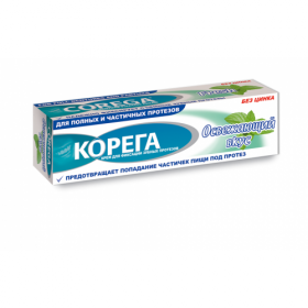 КОРЕГА свіжий смак крем для фіксації зубних протезів 40мл