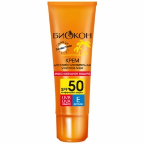 КРЕМ «МАКСИМАЛЬНАЯ ЗАЩИТА» ДЛЯ ОСОБО ЧУВСТВИТЕЛЬНЫХ УЧАСТКОВ ЛИЦА SPF-50 25 мл