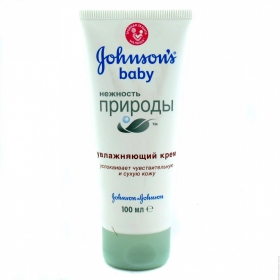 КРЕМ ДЕТСКИЙ JOHNSON'S BABY «НЕЖНОСТЬ ПРИРОДЫ» 100 г, увлажняющий