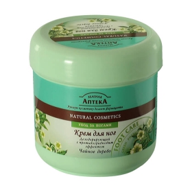 КРЕМ ДЛЯ НОГ серии «ЗЕЛЕНАЯ АПТЕКА» 300 мл, дезодор., с п/грибк. эффектом