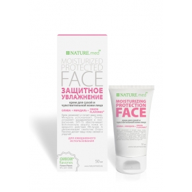 КРЕМ КОСМЕТИЧЕСКИЙ «NATURE.MED. ЗАЩИТНОЕ УВЛАЖНЕНИЕ» 50 мл, д/сухой кожи лица