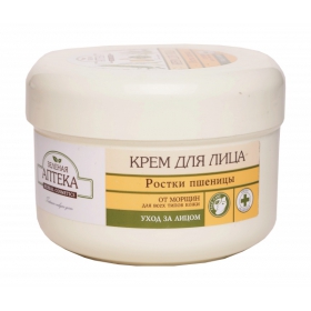 КРЕМ КОСМЕТИЧЕСКИЙ «ЗЕЛЕНАЯ АПТЕКА» 200 мл, п/морщин с ростками пшеницы