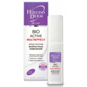 КРЕМ ПРОТИВ ВОЗРАСТНЫХ ИЗМЕНЕНИЙ BIO ACTIVE MULTIEFFECT серии HIRUDO DERM ANTI AGE 50 мл