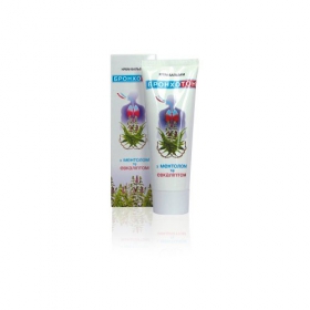 КРЕМ-БАЛЬЗАМ «БРОНХОТОН» С МЕНТОЛОМ И ЭВКАЛИПТОМ 75 мл