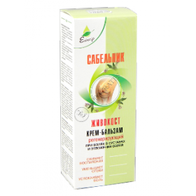 КРЕМ-БАЛЬЗАМ «САБЕЛЬНИК-ЖИВОКОСТ» 150 мл, регенерирующ.