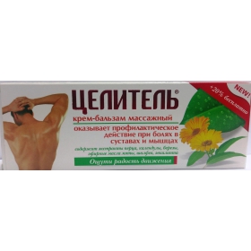 КРЕМ-БАЛЬЗАМ «ЦІЛИТЕЛЬ» масажний, профілактика болей в суглобах і м'язах 70г
