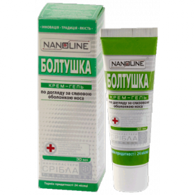 КРЕМ-ГЕЛЬ «БОЛТУШКА» линии «NANOLINE» 30 мл, д/ухода за слиз. обол. носа