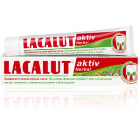 ЛАКАЛУТ АКТИВ ГЕРБАЛ зубная паста 75 мл