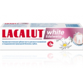 ЛАКАЛУТ ВАЙТ ЭДЕЛЬВЕЙС зубная паста 75 мл