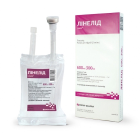 ЛИНЕЛИД р-р д/инф. 2 мг/мл бутылка стекл. 300 мл