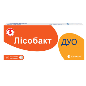 ЛИСОБАКТ леденцы прессованные блистер №30