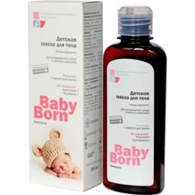 МАСЛО ДЕТСКОЕ ДЛЯ ТЕЛА СЕРИИ «BabyBorn» 200 мл