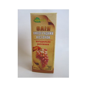 МАСЛО НАТУРАЛЬНОЕ РАСТИТЕЛЬНОЕ 50 мл, виноградных косточек