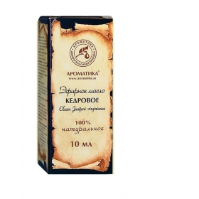 МАСЛО РАСТИТЕЛЬНОЕ НАТУРАЛЬНОЕ 20 мл, кедровое