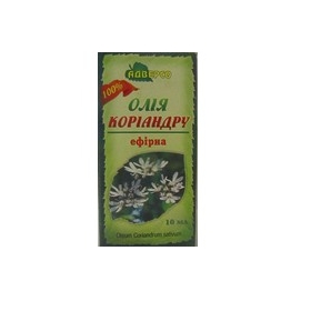 МАСЛО РАСТИТЕЛЬНОЕ ЭФИРНОЕ 10 мл, кориандровое