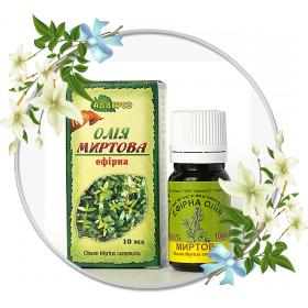 МАСЛО РАСТИТЕЛЬНОЕ ЭФИРНОЕ 5 мл, миртовое