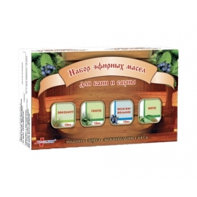 МАСЛО ЭФИРНОЕ НАБОР фл. 10 мл, для бани и сауны №4