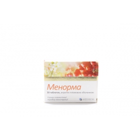 МЕНОРМА табл. п/плен. оболочкой 735 мг №30
