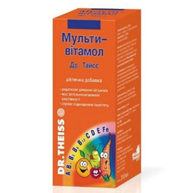 МУЛЬТИВИТАМОЛ ДР. ТАЙСС сироп 200 мл