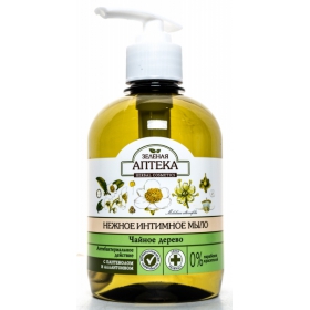 МЫЛО ИНТИМНОЕ «ЗЕЛЕНАЯ АПТЕКА» чайное дерево 370 мл, антибактериальн.