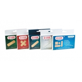 НАБОР ПЛАСТЫРЕЙ + 103 19 мм х 72 мм, тканый №20