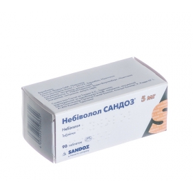НЕБИВОЛОЛ САНДОЗ табл. 5 мг блистер №90