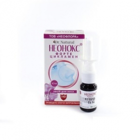 НЕОНОКС ФОРТЕ капли в нос 10 мл, с экстр. цикламена