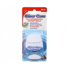 НИТЬ ДЛЯ ЧИСТКИ ЗУБОВ Силвер кеар 25 м, отбеливающая