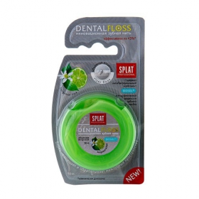 НИТЬ ЗУБНАЯ «SPLAT PROFESSIONAL» 30 м, с аром. бергам. и лайма