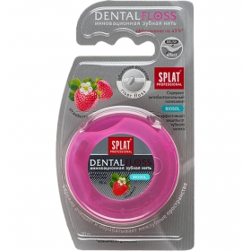 НИТЬ ЗУБНАЯ «SPLAT PROFESSIONAL» 30 м, с ароматом клубники