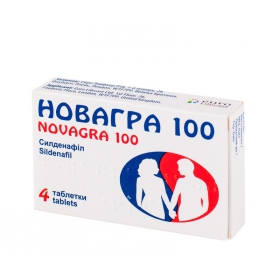 НОВАГРА табл. 100мг №4