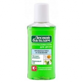 ОПОЛАСКИВАТЕЛЬ ДЛЯ ДЕСЕН «ЛЕСНОЙ БАЛЬЗАМ» эликсир фл. 250мл, ромашка, березовый сок