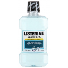 ОПОЛАСКИВАТЕЛЬ ДЛЯ РОТОВОЙ ПОЛОСТИ LISTERINE «СИЛЬНЫЕ ЗУБЫ, ЗДОРОВЫЕ ДЕСНЫ» 250мл
